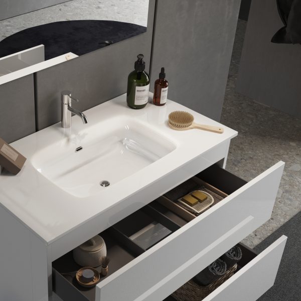 Bagno a terra 3 cassetti 82x86x47 <span>ETOILE</span> - immagine 3