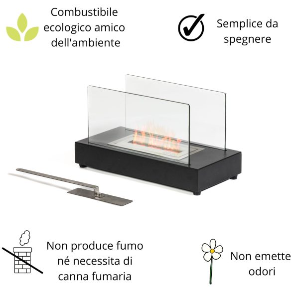 Camino da Tavolo <span>RIG Nero</span> - immagine 4