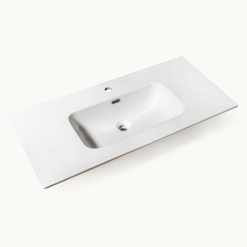Lavabo da incasso BIANCO 100x46,5 cm - LOLLO