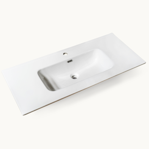 Lavabo da incasso BIANCO 120x46,5 cm - LOLLO