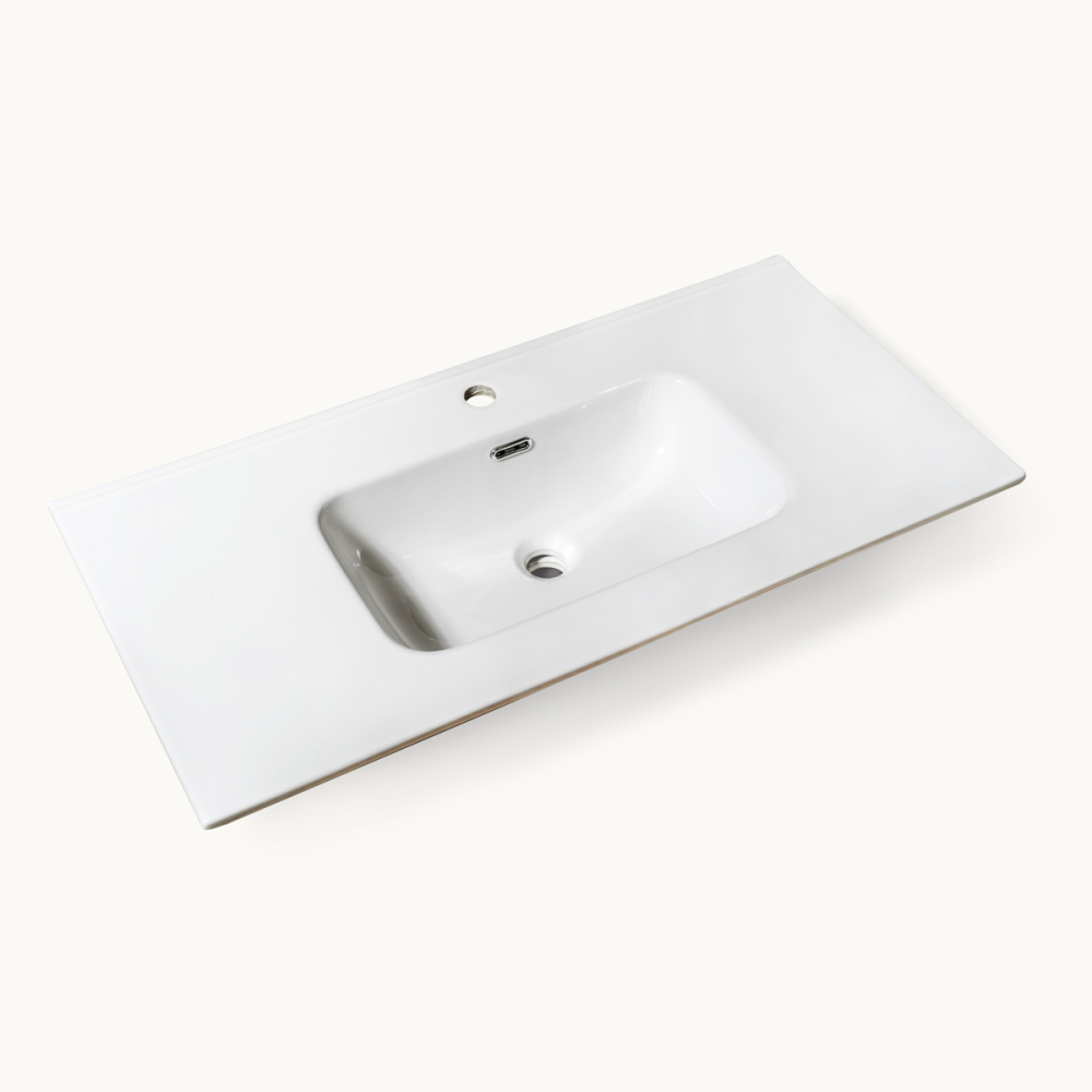 Lavabo da incasso BIANCO 90x46,5 cm - LOLLO