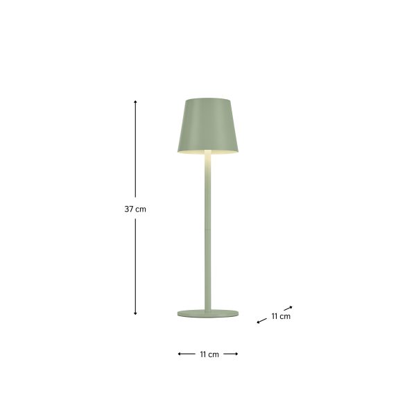 Lampada tavolo moderna Verde Kucka - LAM-015-VE