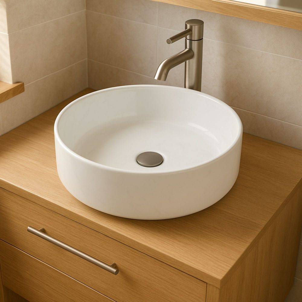 Lavabo tondo da appoggio - LAV-007-40-BI (3)