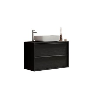 Mobile bagno sospeso 2 cassetti 92x64x43