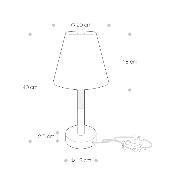 Lampada da tavolo nordica<span>NIAM</span> - immagine 6