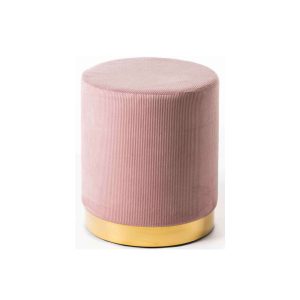 Pouf poggiapiedi rosa antico - POU-001-RA