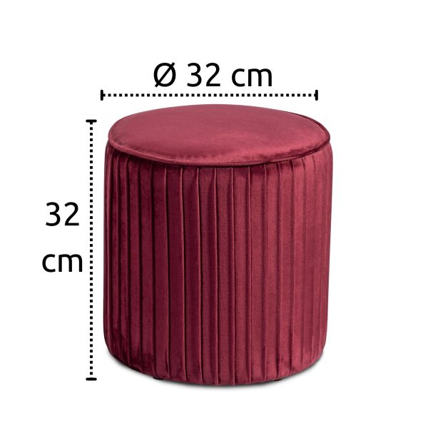 Pouf poggiapiedi in velluto <span>Tak Vinaccia</span> - immagine 3