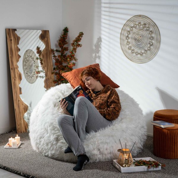 Pouf Poltrona a sacco Bean Bag RAVEN-BEB-001-BI_00