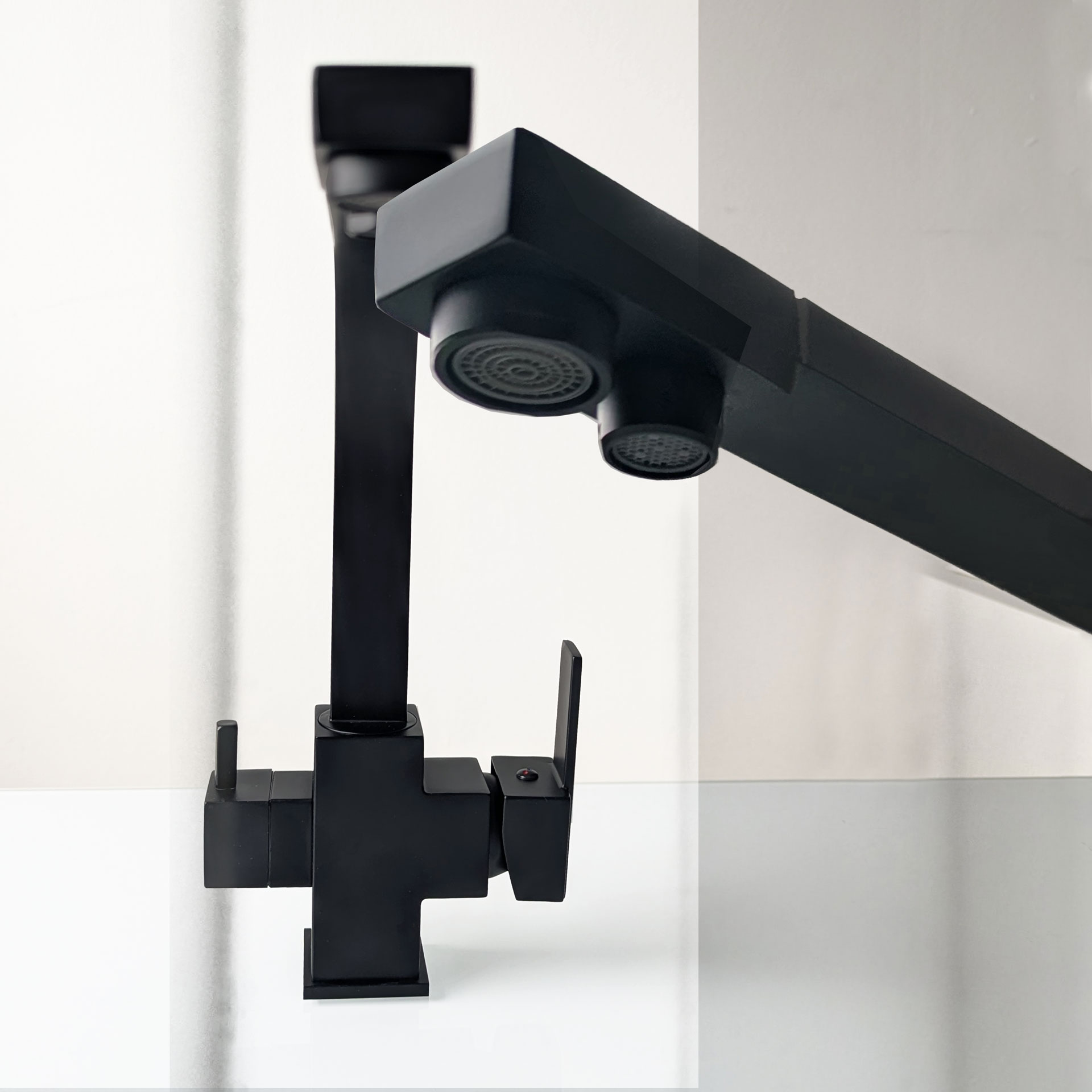 Rubinetto miscelatore a tre vie Nero SKAR - Norbe Rubinetto miscelatore a tre vie Nero SKAR - immagine 3