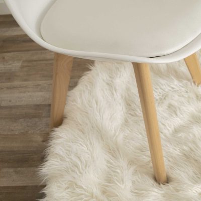 Sedia da Pranzo con cuscino DENERIS BIANCO