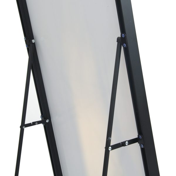 Specchiera da terra 60x165 cm <span>nera MAY</span> - immagine 3