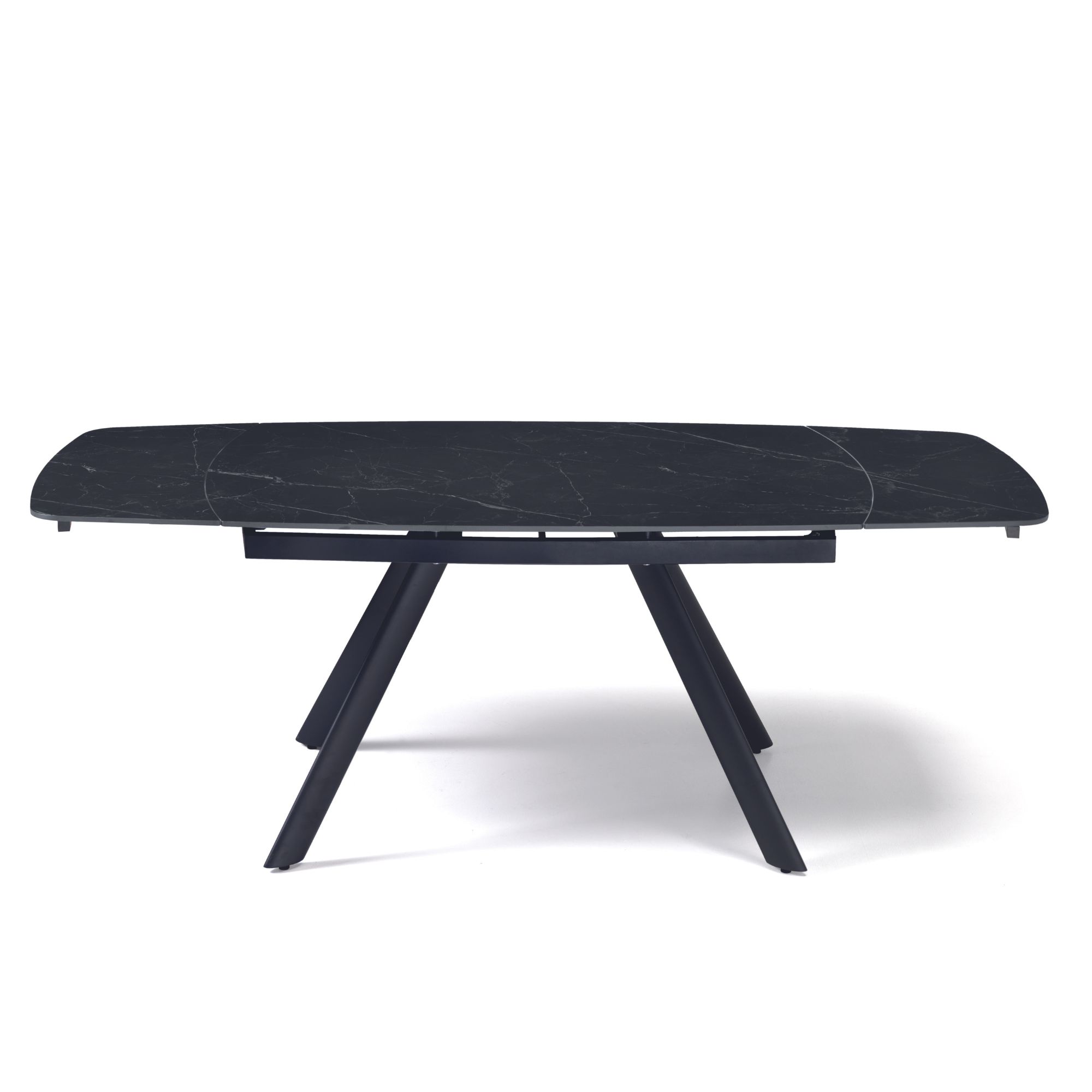 Tavolo allungabile base in metallo - NOR-ORESTE_MARMO.NERO