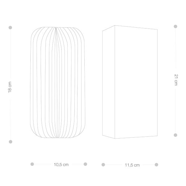 Vaso pieghevole in carta Kraft <span>Jar Marrone</span> - immagine 9