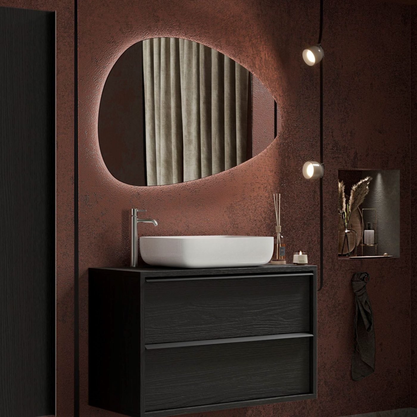 Lavabo da appoggio Mirmo bianco 50x38,5 cm - immagine 2